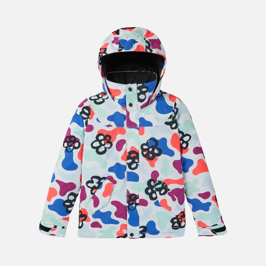 女童彩色滑雪服
