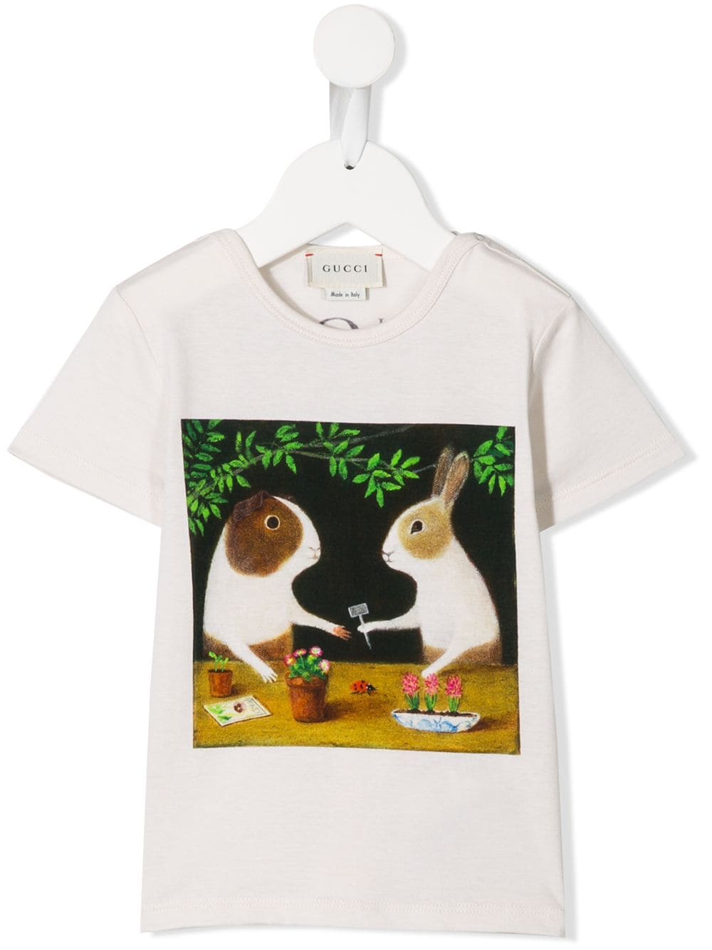 *EXCLUSIVE* Ivory Guinea Pig & Rabbit Baby Top
