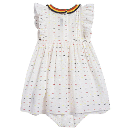 Baby Girls Ivory "Apricot" Dress