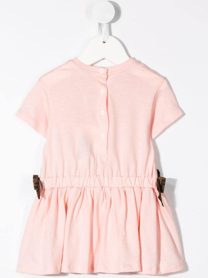 Baby Girls Pink Cotton Jersey Dress