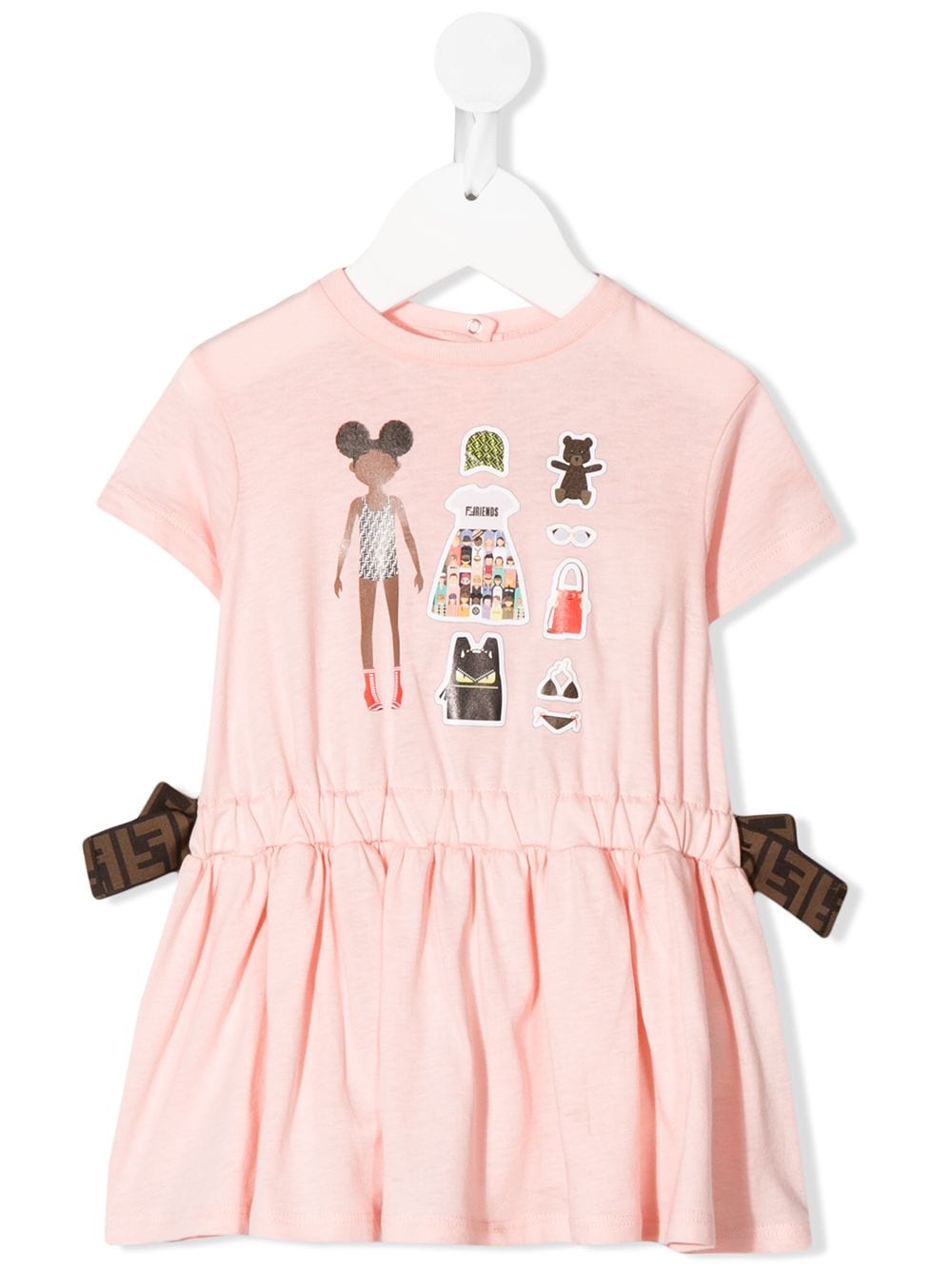 Baby Girls Pink Cotton Jersey Dress