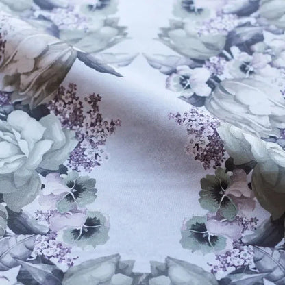 女童浅蓝色"Flower gate sand gray"芭蕾舞连体衣(高叉)