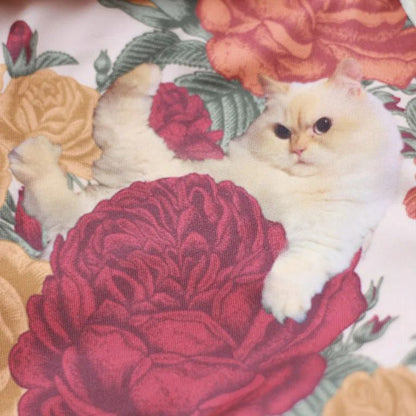 女童米色"Peony cats/Plie/Nudie Beige"芭蕾舞高叉连体衣