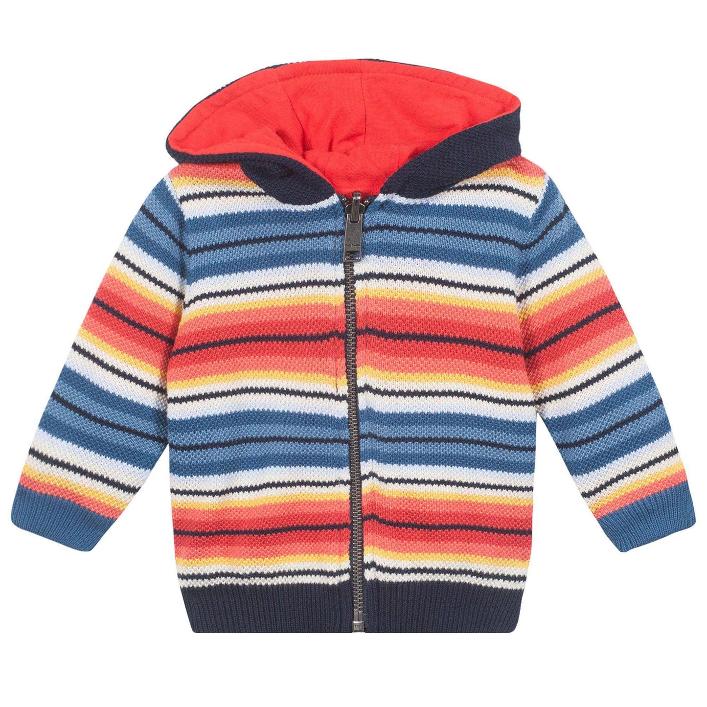 Baby Boys Reversible Stripy 'Noah' Jacket