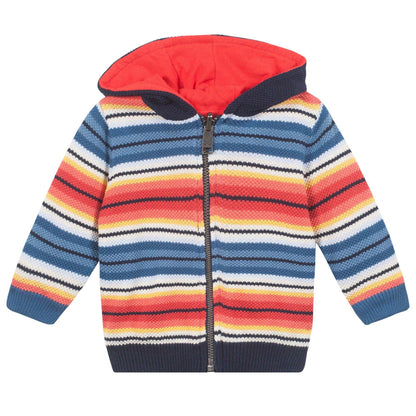 Baby Boys Reversible Stripy 'Noah' Jacket