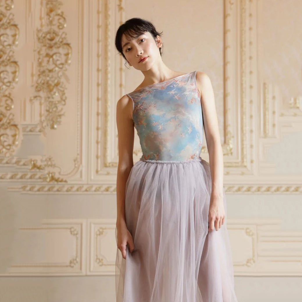 女士米色"Magnifique-Ange-le soleil/Degage/Milky beige"芭蕾舞连体衣