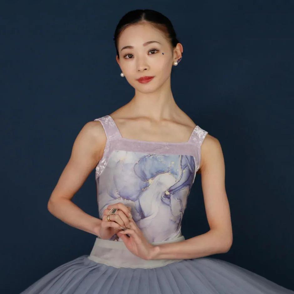 女士紫色"Sapphire marble stone"芭蕾舞连体衣(186127129/Pique/Lira)