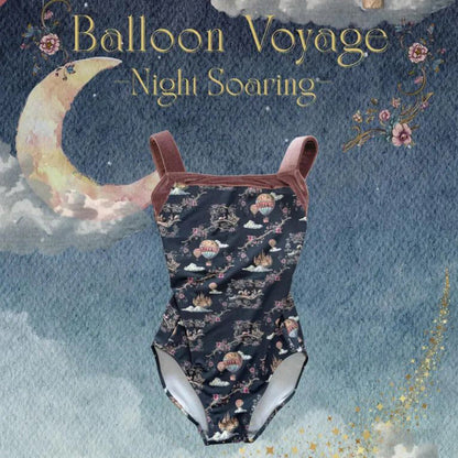 女童藏青色"Balloon Voyage"芭蕾舞连体衣(186737752/Pique/Fog pink)