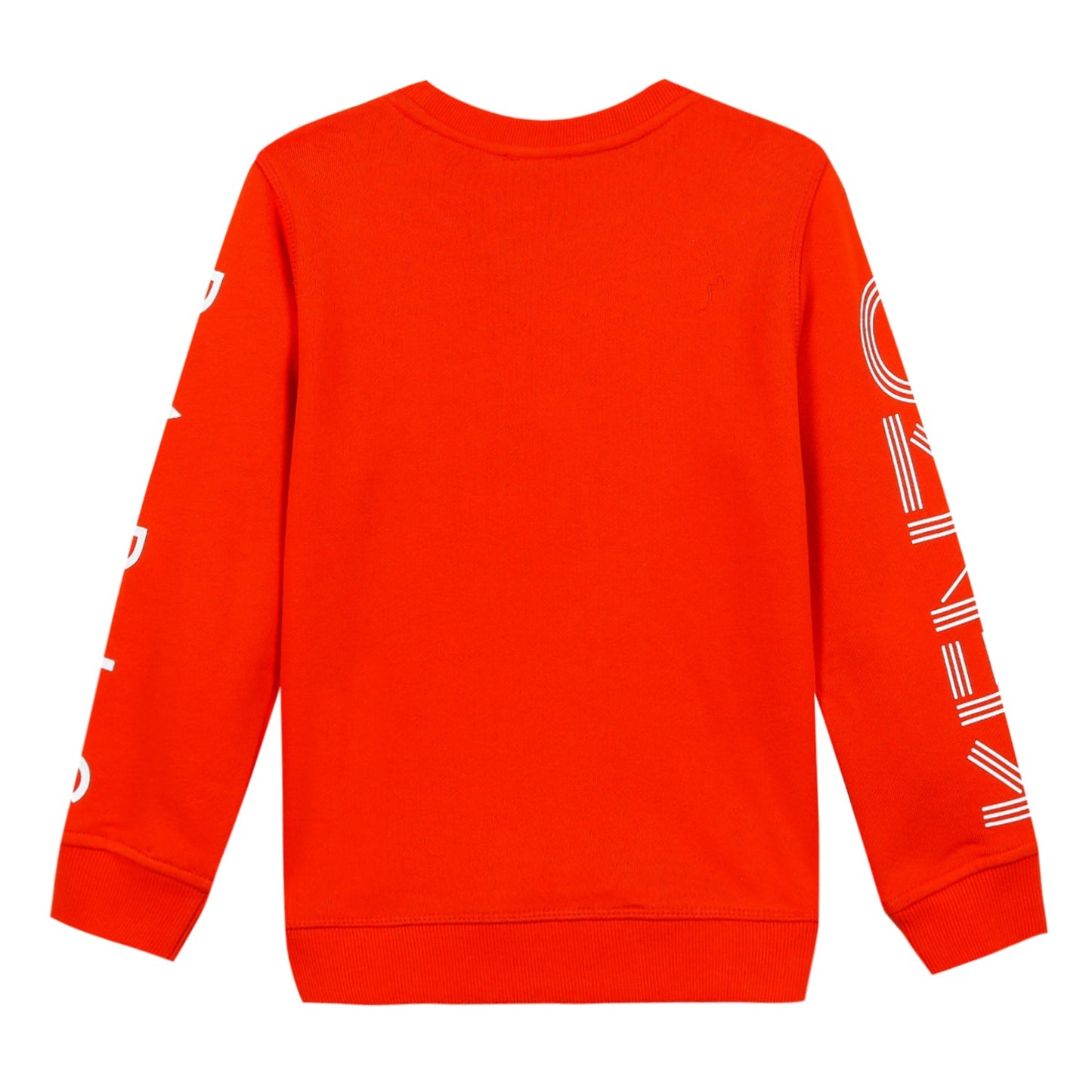 Boys Vivid Orange Cotton Sweatshirt