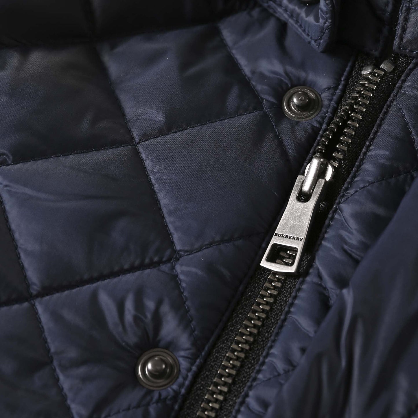 Baby Boys Ink Blue Padded Down Hooded Jacket