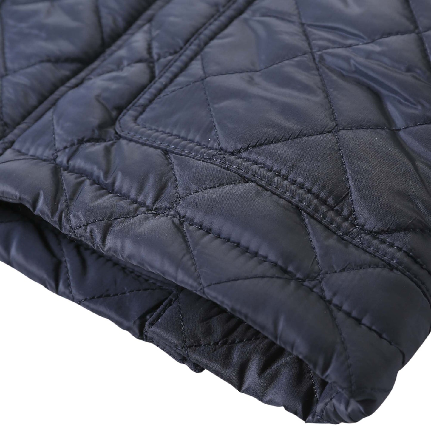 Baby Boys Ink Blue Padded Down Hooded Jacket