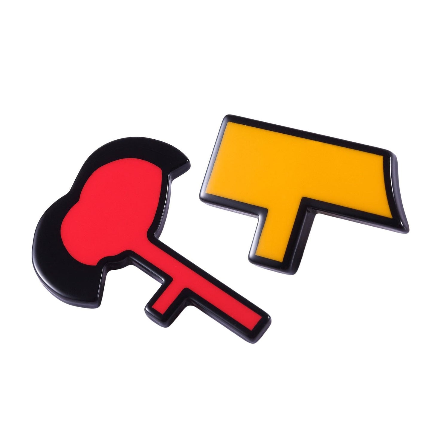Girls Yellow&Red Brooch