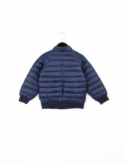 Baby Dark Blue Reversible Puff Jacket
