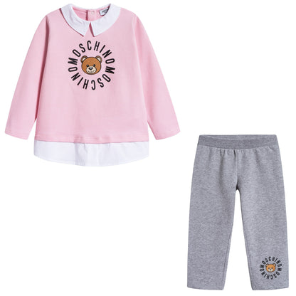 Baby Girls Pink Cotton Sets