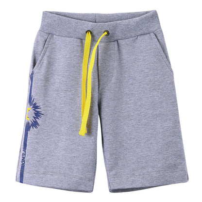 Boys Grey 'Monster' Printed Short