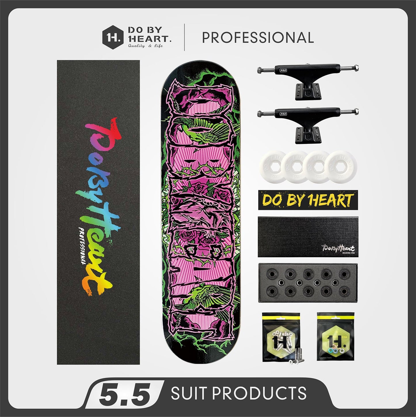 DBH 5.5 荆棘滑板套装