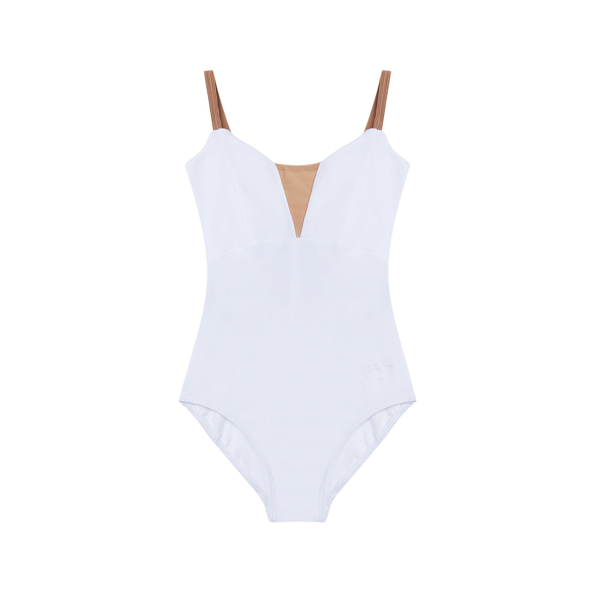 女童白色芭蕾舞连体衣(DAD1930M/white)