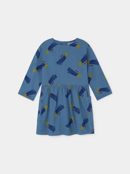 Girls Blue Star Princess Dress