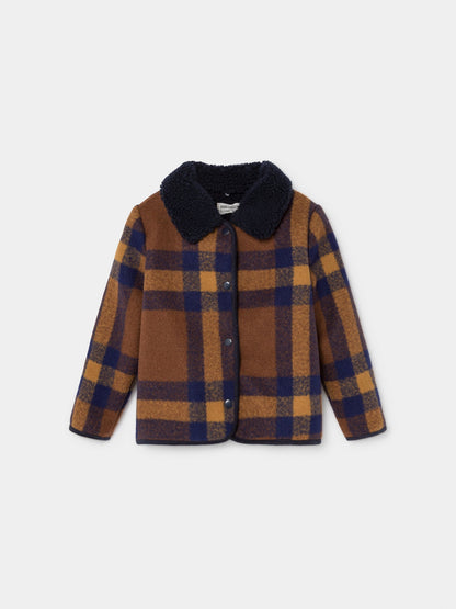 Boys & Girls Camel Check Jacket