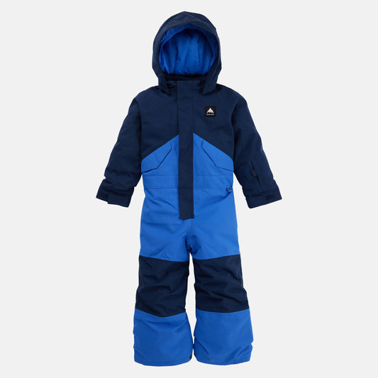 儿童蓝色连体滑雪服