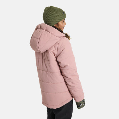 女童粉色滑雪服