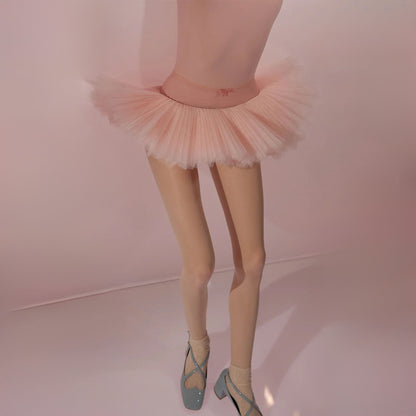 女士粉色'MINI'S PANCAKE'芭蕾舞Tutu裙(242TU80TU/baby blush)