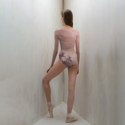 女士深粉色"ÉTOILE HOSIERY"芭蕾舞短款上衣(251CT70NX/dusty blush)