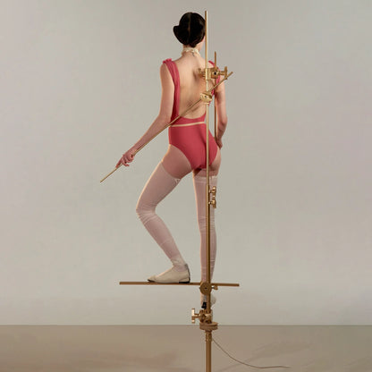 女士樱桃红"RUCHED DOLL"芭蕾舞连体衣(251LE72VD/cerise)