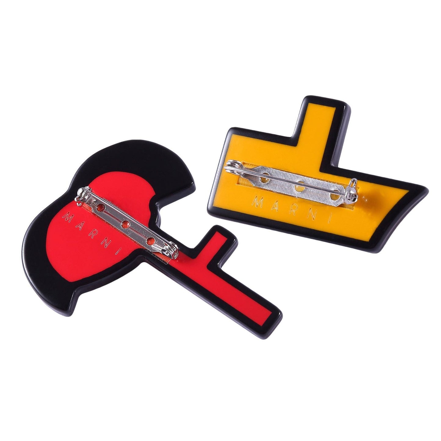 Girls Yellow&Red Brooch