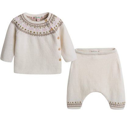 Baby Girls Ivory Wool Sets