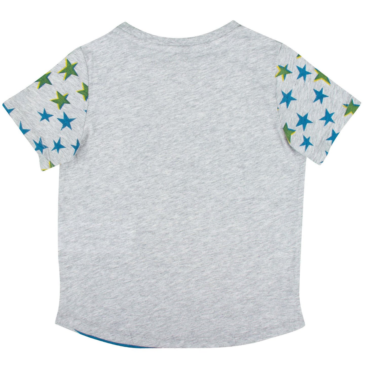 Arlo Girls Grey Sunshine&Clouds T-Shirt With Star Print