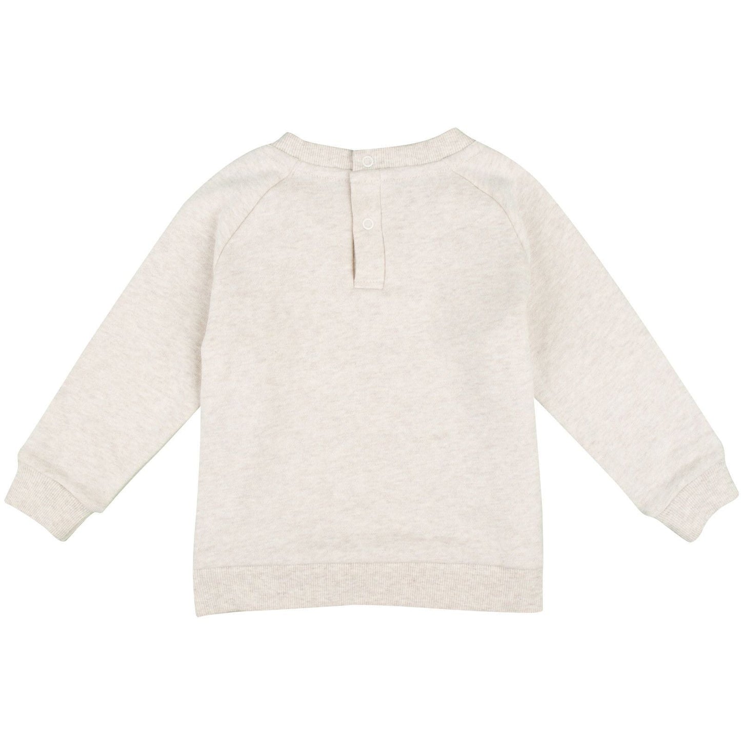 Billy Baby Grey Cotton Jersey Sweatshirt With Leopard Trims