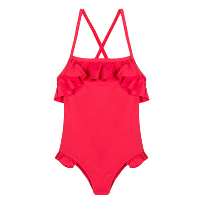Girls Red Swimsuit