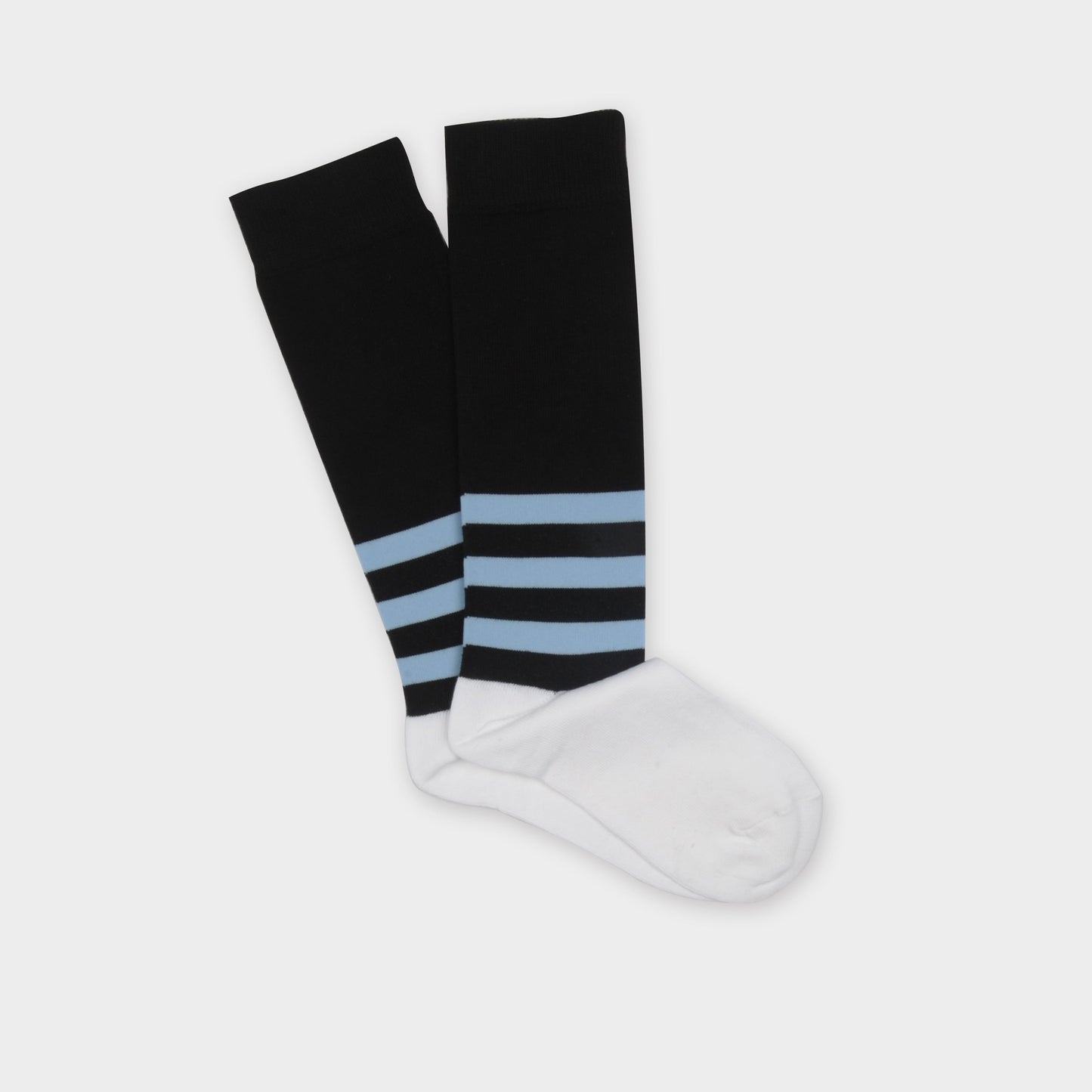 Girls & Boys Black Cotton Socks