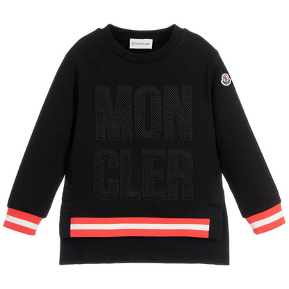 Boys Black "Maglia" Sweater