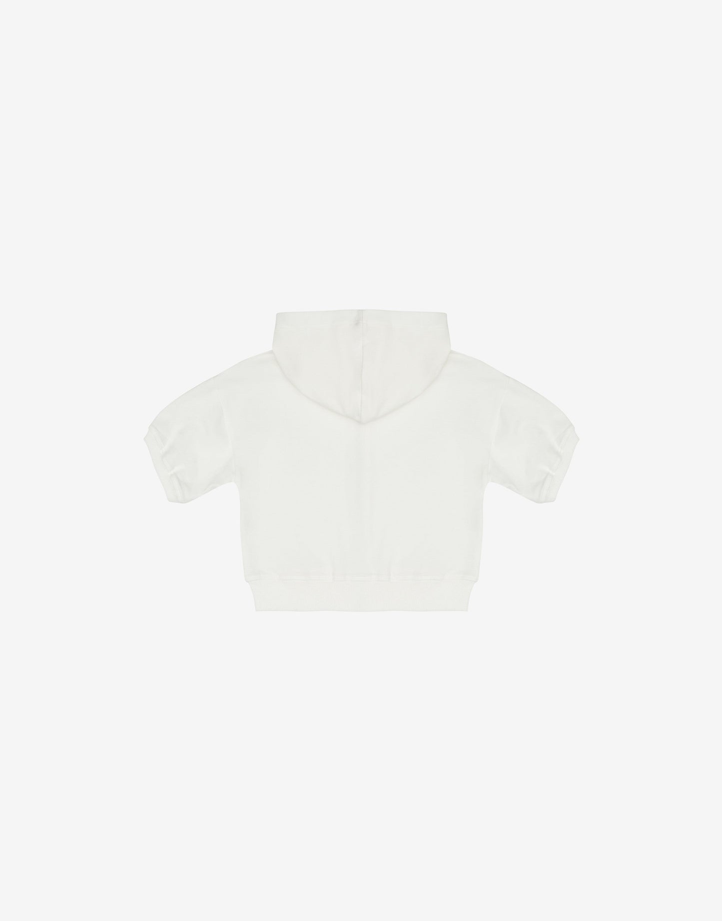 Girls Ivory Teddy Zip Sweatshirt