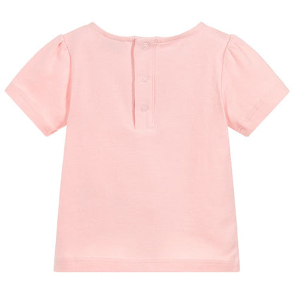 Baby Girls Pink Teddy T-shirt