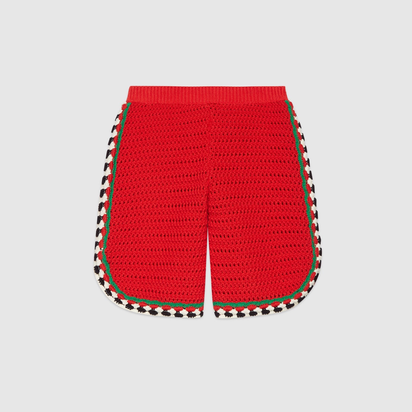 Girls Red Lace Shorts
