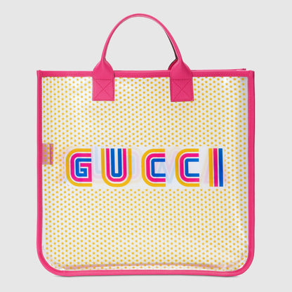 Girls Pink & Yellow Stars Handbag