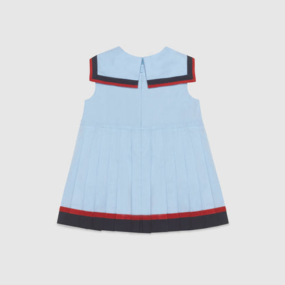 Baby Sky Blue Cotton Dress