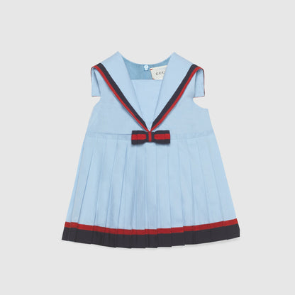 Baby Sky Blue Cotton Dress