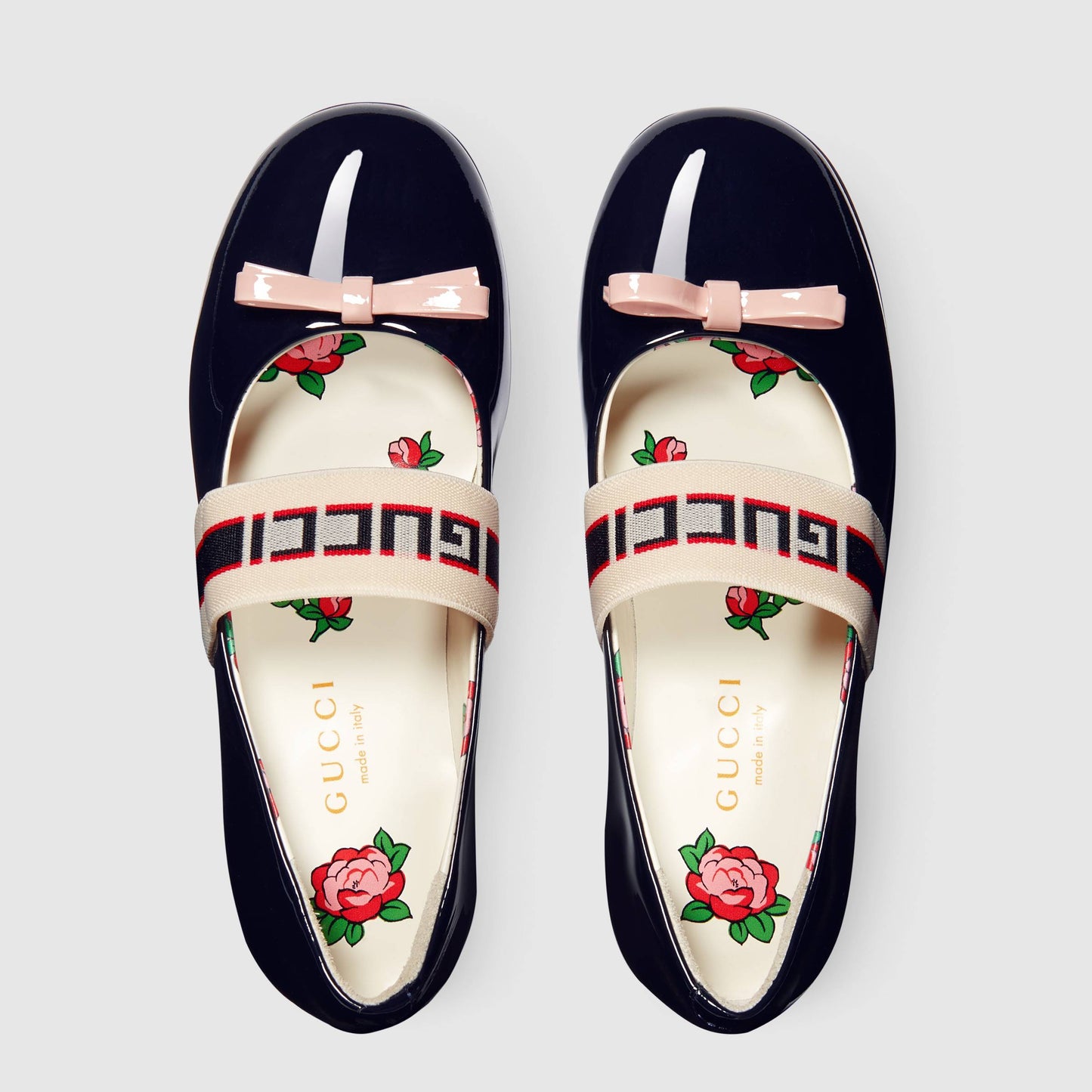 Girls Black Logo Shoes