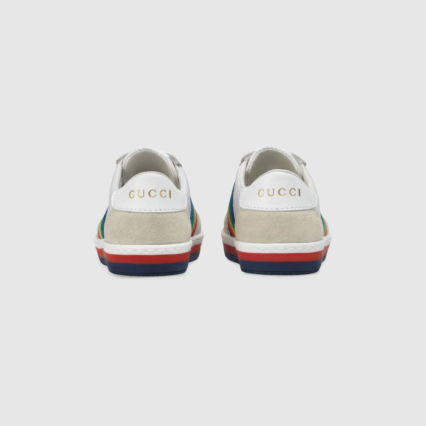 Baby White & Chromatic Stripes Shoes