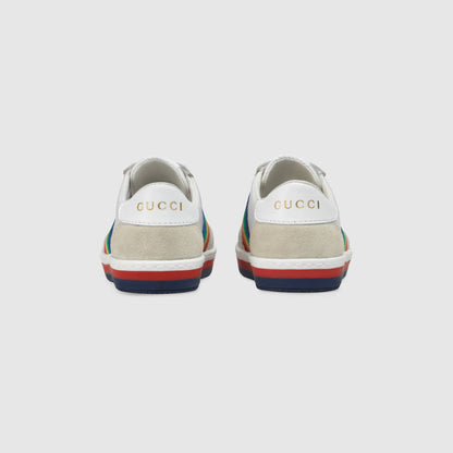Baby White & Chromatic Stripes Shoes