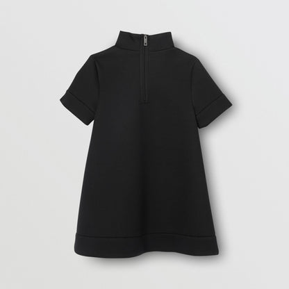 Girls Black Logo Jersy Dress