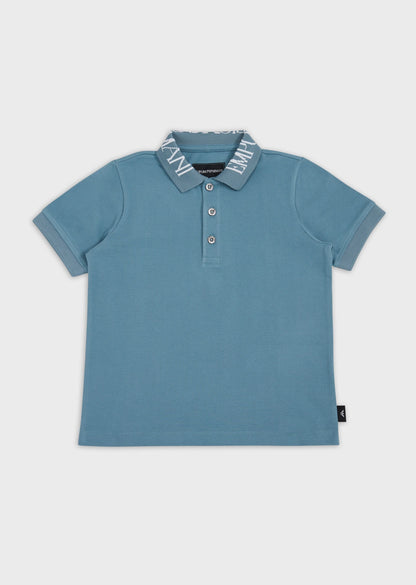 Boys Light Green Polo Shirt
