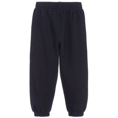 Boys & Girls Navy Cotton Jersey Trousers