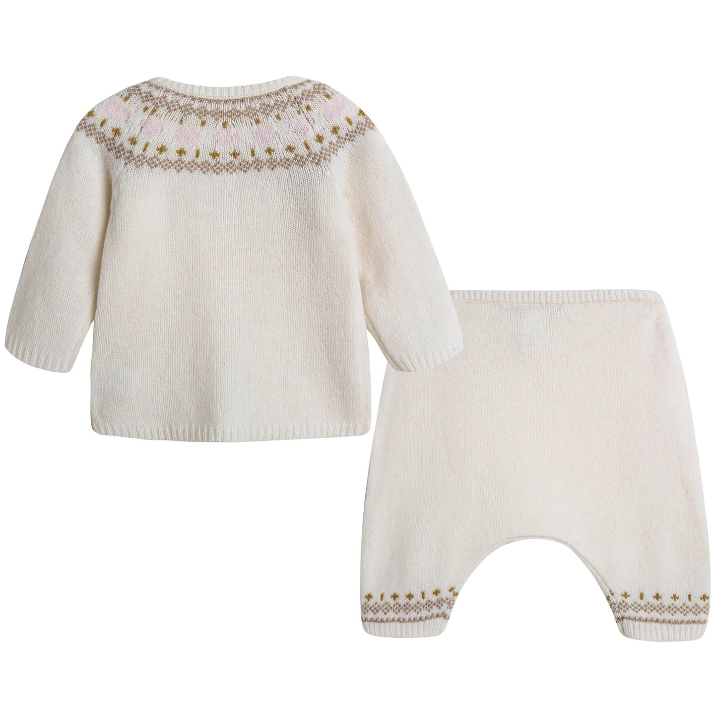 Baby Girls Ivory Wool Sets