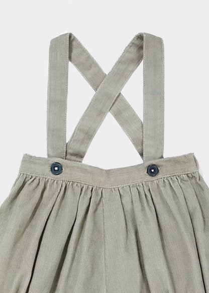 Baby Girls Light Blue Cotton Shorts