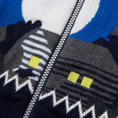 Baby Boys Blue Kintted Cardigan